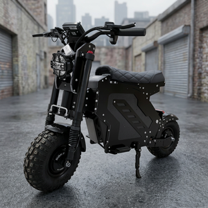 Nueva Bicicleta Eléctrica de Alta Velocidad con Doble Motor de 7000W, Alcance de 100-120Km, Ruedas Grandes de 13'', Aleación de Aluminio, con Sensor de Asiento y Control por Aplicación - Product Image 3