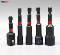 Tournevis électrique sans fil 6,35 mm, embout long 8 mm en acier, aimant puissant, pour bricolage industriel, norme DIN, couleur personnalisable OEM