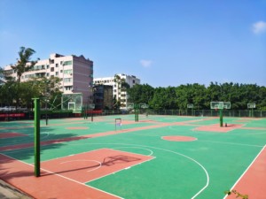 Cancha de Baloncesto Acrílica Elástica y Amortiguadora de Impactos INOLP, Ecológica, Fabricada en CN GUA - Product Image 3