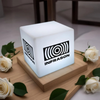 Lámpara LED Cúbica Moderna, Portátil y Recargable, Mini Lámpara Cuadrada Personalizada para Hotel, Cocina, Comedor, Fiestas y Eventos al Aire Libre
