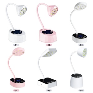 Lampe à ongles UV LED sans fil 36W, flexible à 360°, rechargeable, séchoir à ongles intelligent avec capteur, lumière de durcissement rapide du gel - Product Image 1