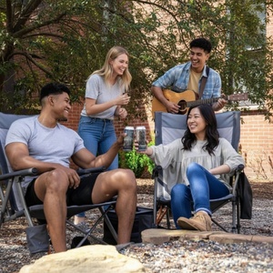 Portable Dual Zone Cooled Camping Chair Water Circulatory System USB Rechargeable Battery <b>Padded</b> Arms Cup Holder Outdoor Chair - Product Image 6