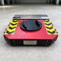 Chariot de transfert électrique télécommandé avec poignée ergonomique pour l'installation d'équipements