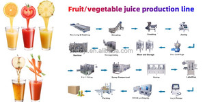 Hoàn Chỉnh Tươi Nước Trái Cây Dây Chuyền Chế Biến Uống Dây Chuyền Sản Xuất Đầy Đủ Tự Động Máy Làm Nước Trái Cây - Product Image 2