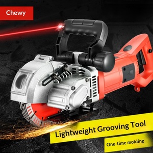 Macchina Elettrica per Scanalature 220V, Senza Polvere, per Progetti di Installazione Idraulica, Modellatura in Un Solo Passaggio, Taglio Completamente Automatico di Condotti per Cavi a Parete - Product Image 2