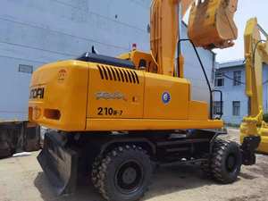 Excavadora de ruedas HYUNDAI 210-7 210-9 225lc 305lc 220lc-7 usada, con motor y caja de cambios, radio de giro corto, en buen estado. - Product Image 6