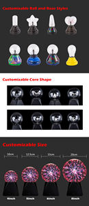 <span class=keywords><strong>Lampe</strong></span> à plasma lumineuse tactile sensible au toucher, cristal magique, contrôle du son, lumière nocturne LED personnalisée de 5 pouces, pour Noël et Diwali - Product Image 6