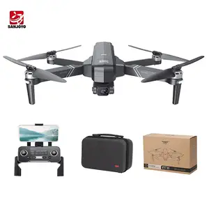 Sjrc f11 f11s 4k pro drones, drones quadricóptero com câmera hd e gps profissional, antirshake, de longa distância, sem escova, para motor e quadricóptero