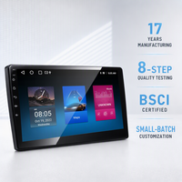 Autoradio Android 9 pouces avec logo personnalisé, GPS, 2 Go de RAM, 64 Go de stockage, processeur quadricœur, système de navigation pour installation sur tableau de bord