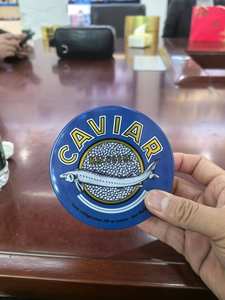 Lata de Caviar Personalizada con Impresión de Lujo, Redonda, de 5G, 10G, 20G, 30G, 50G, 100G, 250G, Caja de Lata Dorada para Caviar - Product Image 3