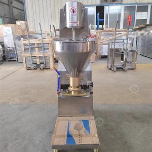 Machine de fabrication et de formage de boulettes de viande humides de forme allongée pour hot pot, avec broyeur manuel et fonction de remplissage et de formage en ligne de cuisson - Product Image 2