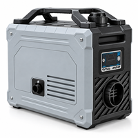 Chauffage d'air diesel auto-alimenté 5KW 12V 24V 110V 220V sans alimentation externe, chauffage de stationnement portable pour camping-car, tente, camping