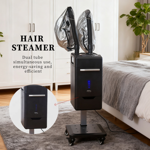 Nouveau design de vaporisateur capillaire pour salon, machine à micro-brume à ions négatifs nano avec double capuchon et tiroir de rangement, appareil de soin capillaire SPA - Product Image 2