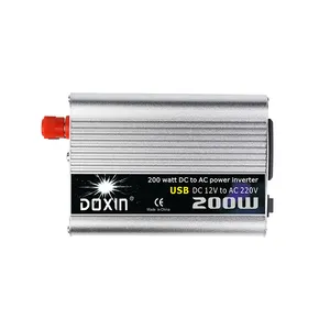 Inverter Daya Mini DC Ke AC 500W 300W 200W 100W 12V 220V Ukuran Portabel untuk Penggunaan Mobil