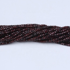 Tự Nhiên 2.5X3.5mm Nhỏ Mặt Đỏ Garnet Lỏng Hạt Đá Strand - Product Image 3