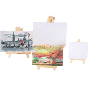 Giá vẽ sử dụng và vật liệu gỗ mini <span class=keywords><strong>Canvas</strong></span> giá vẽ nhỏ trẻ em gỗ Giá vẽ đứng cho vải - Product Image 6