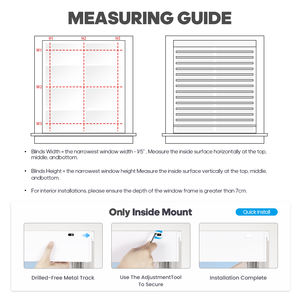ม่านม้วนปรับแสงอัตโนมัติแบบไร้สาย รุ่น Shangri-La สำหรับหน้าต่างสมัยใหม่ ไม่ต้องเ<span class=keywords><strong>จ</strong></span>าะติดตั้ง - Product Image 6