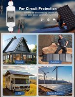 DIHOOL Interrupteur de déconnexion pour panneau solaire, disjoncteur DC non polarisé 4kA 30A bipolaire 120V-240V AC, protection IP65 CE