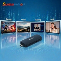 Sumavision 2026 WiFi5 OTT 4K Negro STB 1GB+8GB Quad Core Android 9.0 TV Box BT Control Remoto por Voz HDR/H265 Garantía de 12 Meses