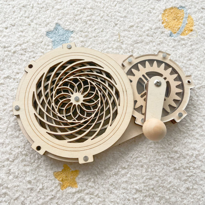 Montessori Wooden Handmade Kaleidoscope Toys Early Educational Toys