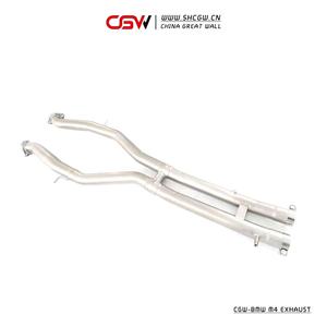 Наконечник глушителя выхлопной трубы с клапаном для BMW G80 M3 3,0 T 2021 MY Quad Black Chrome Tips - Product Image 3