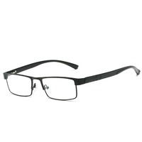 Lunettes de lecture pour hommes de haute qualité, fines, légères, en métal, verres blancs, design classique, directement de l'usine, pas cher, tendance