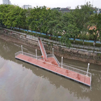 Kit de cadres de quai en aluminium pour bateaux Passerelles de quai en aluminium Pont de main courante Ponton flottant