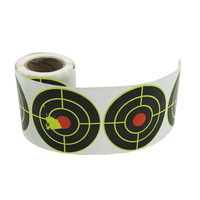Autocollants cibles de tir réactifs à impact de couleur, autocollants ronds pour l'entraînement au tir