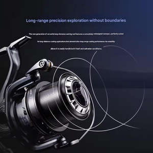 Carrete de Pesca Giratorio ECOODA Haiz para Mano Derecha, para Pesca con Señuelos en Ríos y Arroyos, con Mango Intercambiable - Product Image 2