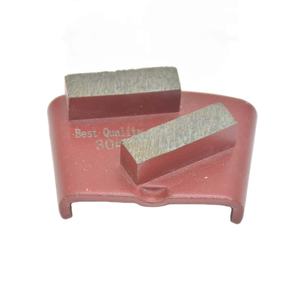 Plaques de meulage diamantées à liaison métallique trapézoïdale Disques de meulage pour le polissage des sols en béton - Product Image 1