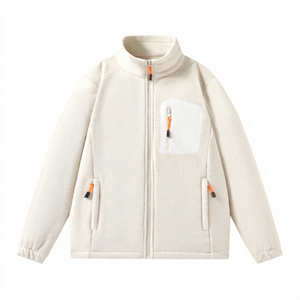 Nouvelle veste chaude décontractée d'extérieur en polaire à col montant pour homme, veste épaisse pour homme - Product Image 4