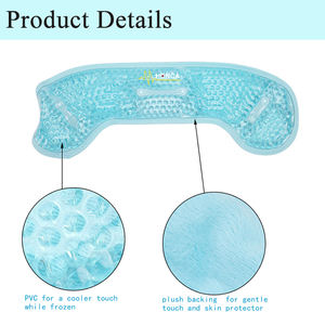 Compresa de Gel Reutilizable para <span class=keywords><strong>la</strong></span> <span class=keywords><strong>Frente</strong></span>, Terapia de Frío y Calor para el Dolor Facial, Alivio de <span class=keywords><strong>la</strong></span> Hinchazón, <span class=keywords><strong>la</strong></span> Presión y el Dolor de Cabeza al Dormir - Product Image 3