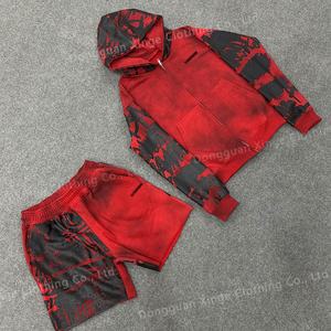 Ensemble de survêtement surdimensionné de qualité supérieure avec logo personnalisé, 2 pièces, imprimé, unisexe, pantalon de jogging, survêtements pour hommes - Product Image 2