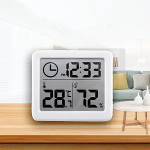 Mestek — thermomètre numérique LCD, grand écran électronique, température, humidité, hygromètre numérique
