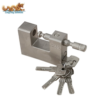 Boîte de sécurité pour serrure de porte de conteneur maritime, cadenas rectangulaire intelligent en acier inoxydable