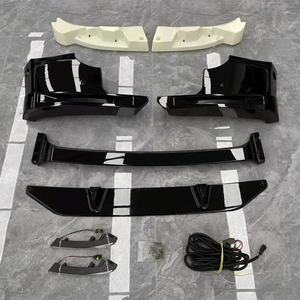Nouveau pare-chocs avant PM pour modification et amélioration de voiture, avec découpes pour feux antibrouillard, lèvre de pare-chocs à visser, ajustement universel pour LR Defender 2022-2024 - Product Image 6