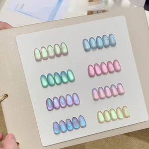 AILANUO Série de vernis à ongles gel effet œil de chat Aurore Islandaise 8 couleurs OEM 15 ml Vernis gel œil de chat Fournitures de salon - Product Image 1