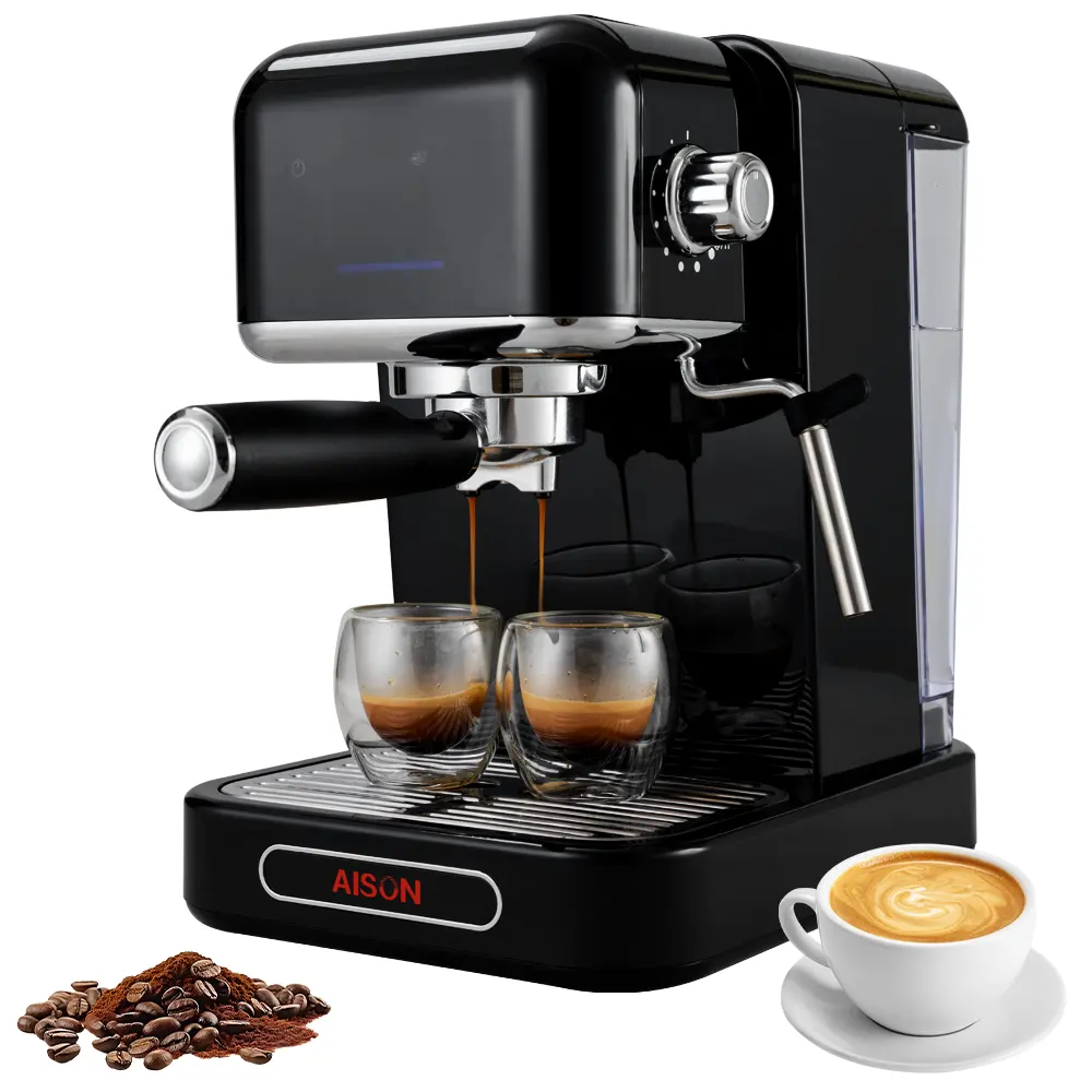 Elektrische Koffiemachine Espresso Mini Smart 20 Bar Pomp Gebruikte Espresso Koffiemachines