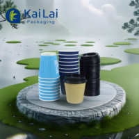 Gobelets en papier biodégradables Vente en gros Usine de café à double paroi imprimé sur mesure Boisson jetable Impression personnalisée Tasse à thé au lait