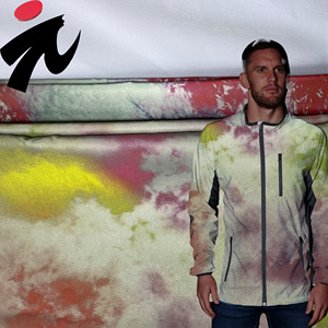 FDY Tie-Dye Vải Nhà Sản Xuất Chuyên Nghiệp Nhà Cung Cấp Cho Phụ Nữ May Mặc - Product Image 1