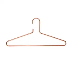 Wholesale Rose Gold Single Supply Display No Trace Cloth Pants Metal Hangers