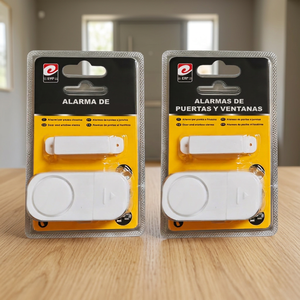 Alarme de porte et fenêtre en plastique MNJ, 12 pièces, pour capteur de vibration sans fil, son de aboiement, détection à 10 m, installation facile - Product Image 3