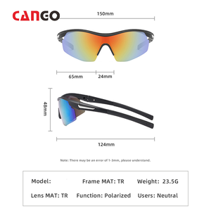Giá thuận lợi thể thao người đàn ông phụ nữ Kính mát ngoài trời cưỡi chạy kính cá lâu dài Kính mát Windproof - Product Image 4