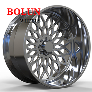 Bolun Polished 20x12 22x10 22x12 24x12 24x14 26x12 28x16 30x16 30x16鍛造ホイール8x170 8x180リムフォード、gmc、ラム、シェビーカーズリム - Product Image 5