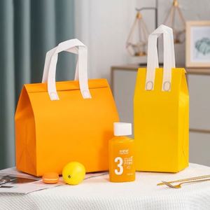 Sac isotherme de transport grand format en non-tissé Ripstop avec logo personnalisé et feuille d'aluminium pour repas à emporter - Product Image 6