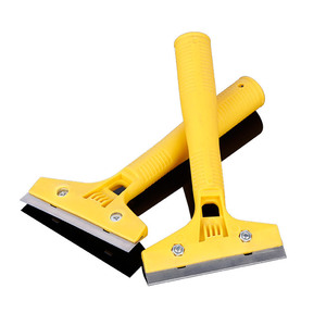 Yellow Handle Cleaning Knife Plastic Durable Multi Purpose Floor Tile Grout Remover Tool - Product Image 4
