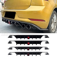 Pour Volkswagen Golf 7.5 Version Normale GTI 2017-2019, Kit Carrosserie Diffuseur de Pare-chocs Arrière, Protection de Pare-chocs