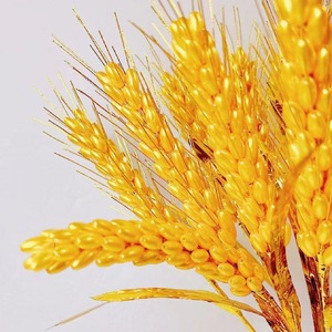 بسعر الجملة من المصنع ABS بلاستيك فضي وذهبي حبات لؤلؤ الأرز مع ثقوب للديكور بنفسك - Product Image 6