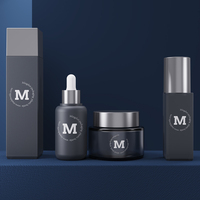 Ensemble de bouteilles de lotion et de pots de crème en plastique en céramique alu personnalisés de luxe pour conteneur d'emballage cosmétique de shampooing et de crème pour le visage