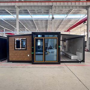 Casa Contenedor Modular Prefabricada de Lujo de 40 y 20 Pies, Expandible, con Panel Sándwich de Acero Ligero, Energía Verde, Hogar Portátil - Product Image 3
